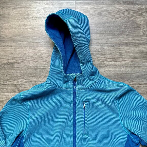 Lululemon Men's Athletic Heaveywight Full Zip Hoodie - Blue - Picture 2 of 4